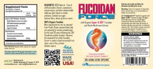 Fucoidan Force Label